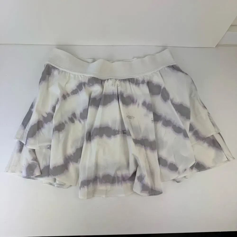 Lululemon Court Rival High-Rise Skirt Sz 10 Long - Transverse Lilac Multi